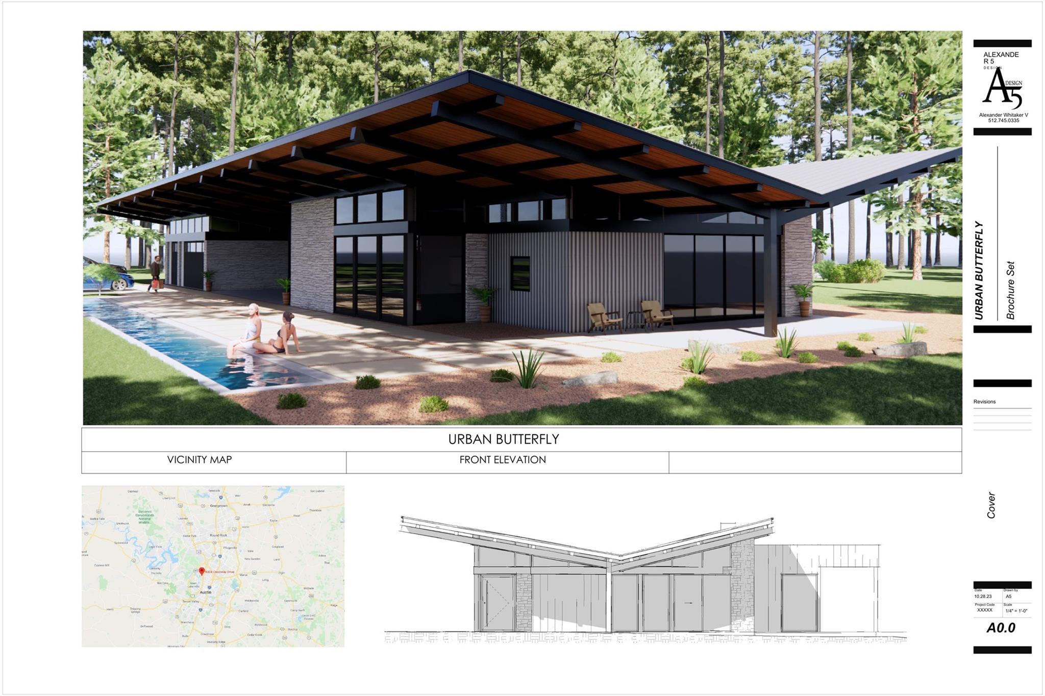 View of marketing collateral with multiple images
