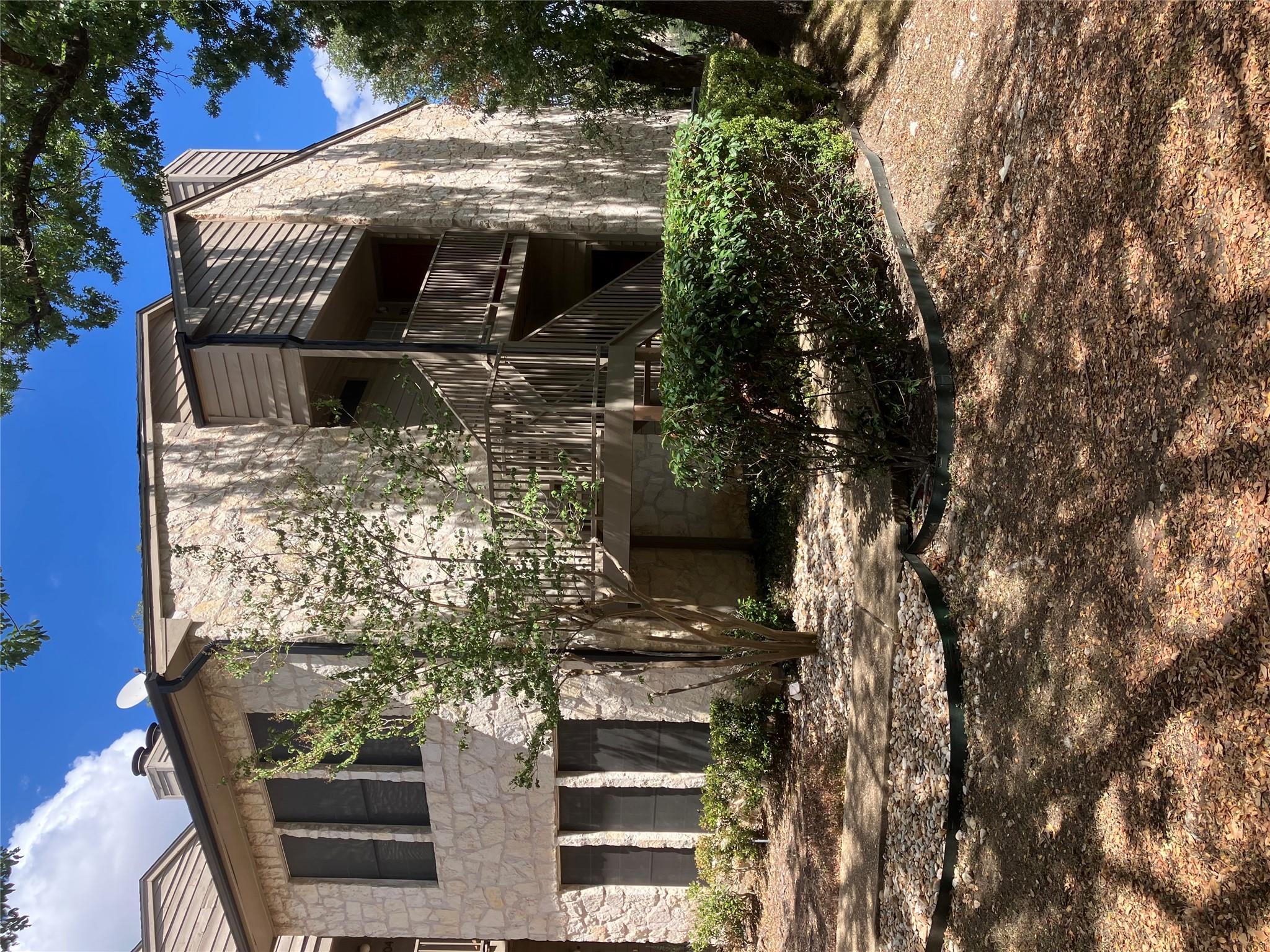 Natural stone exterior detailing characterizes th