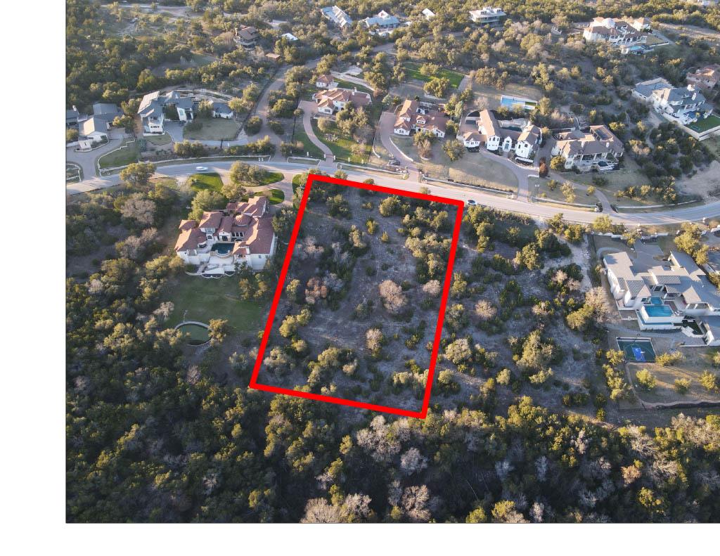 Aerial Site Plan. Outlining the boundaries of the
