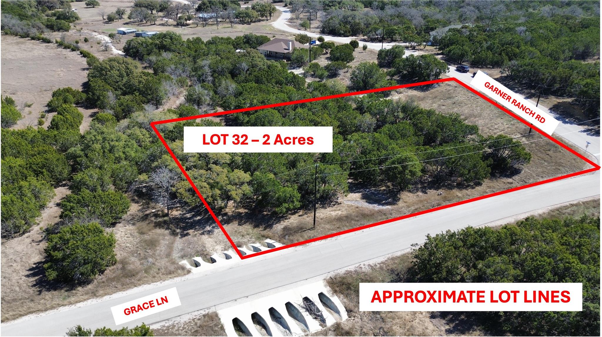 View of property location featuring property boun