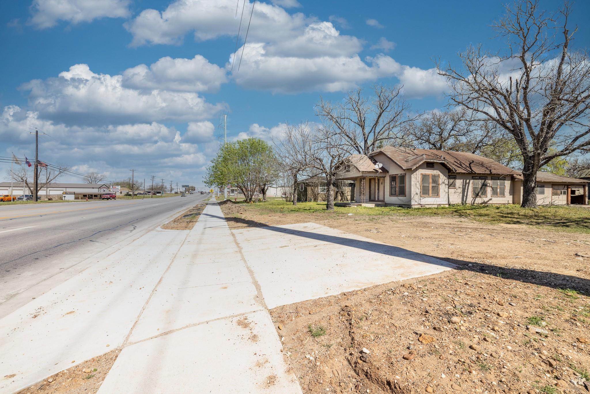 View of street with sidewalks