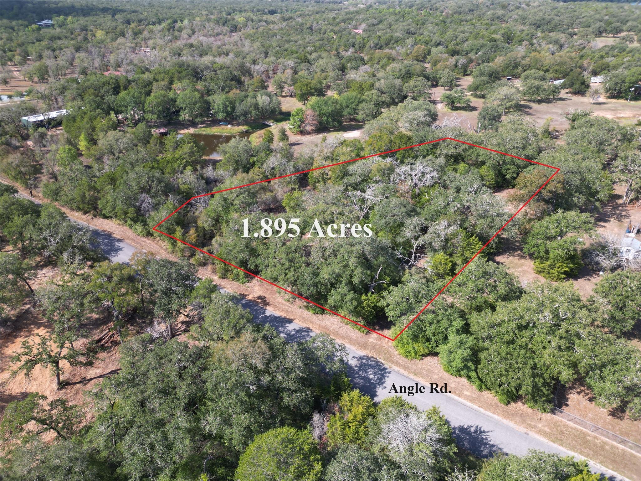 Drone / aerial view with a view of trees