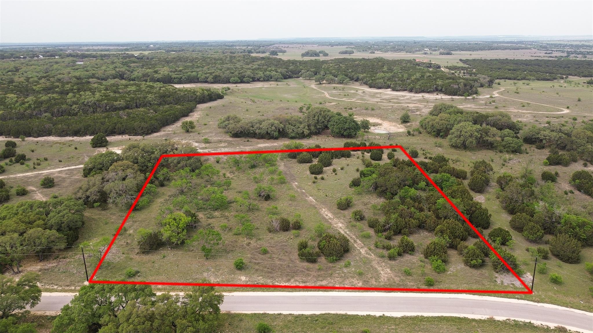 Bird's eye view featuring a rural view