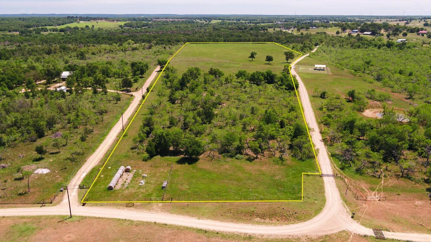 Bird's eye view with a rural view