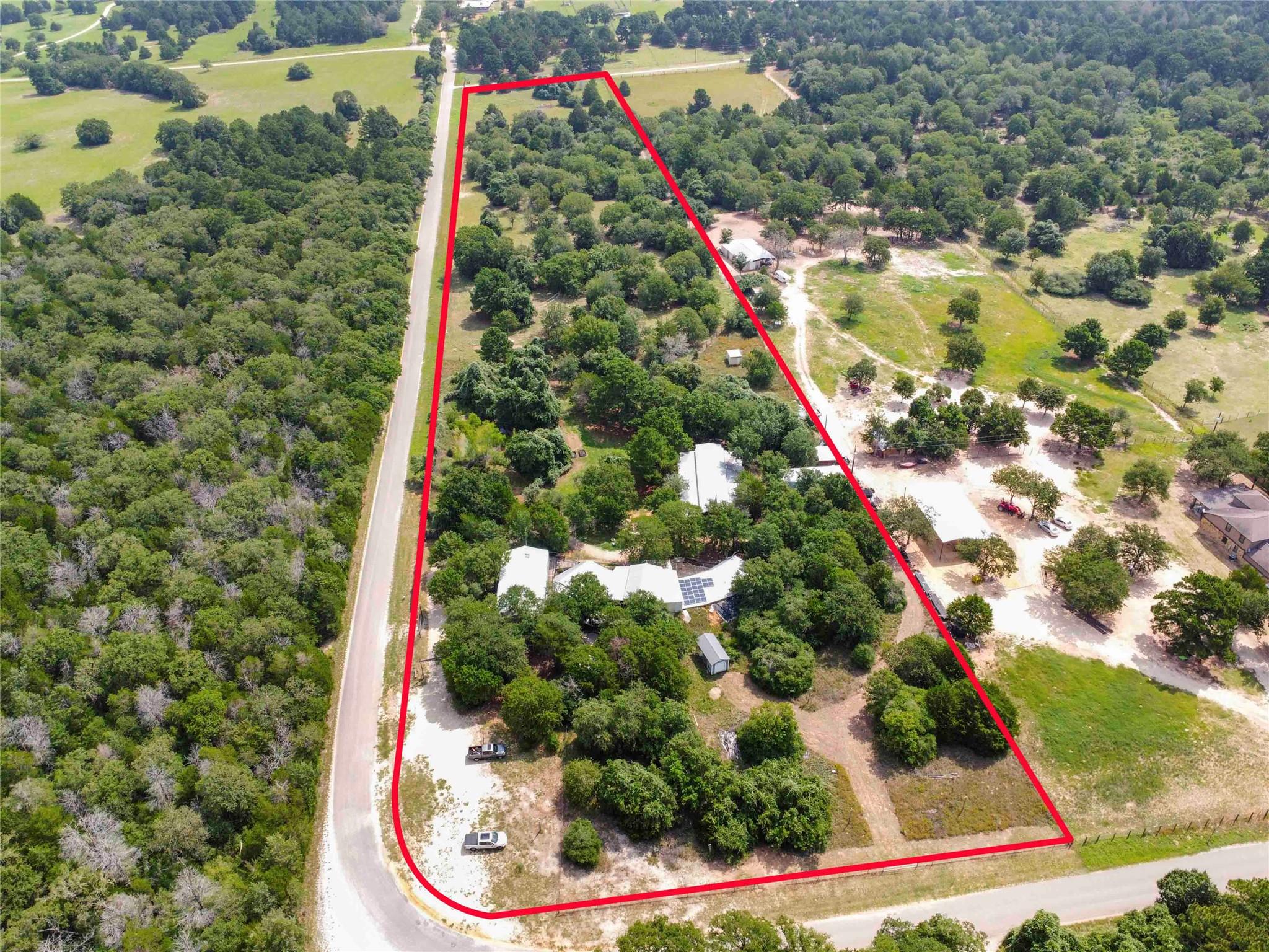 View of property location with property boundarie