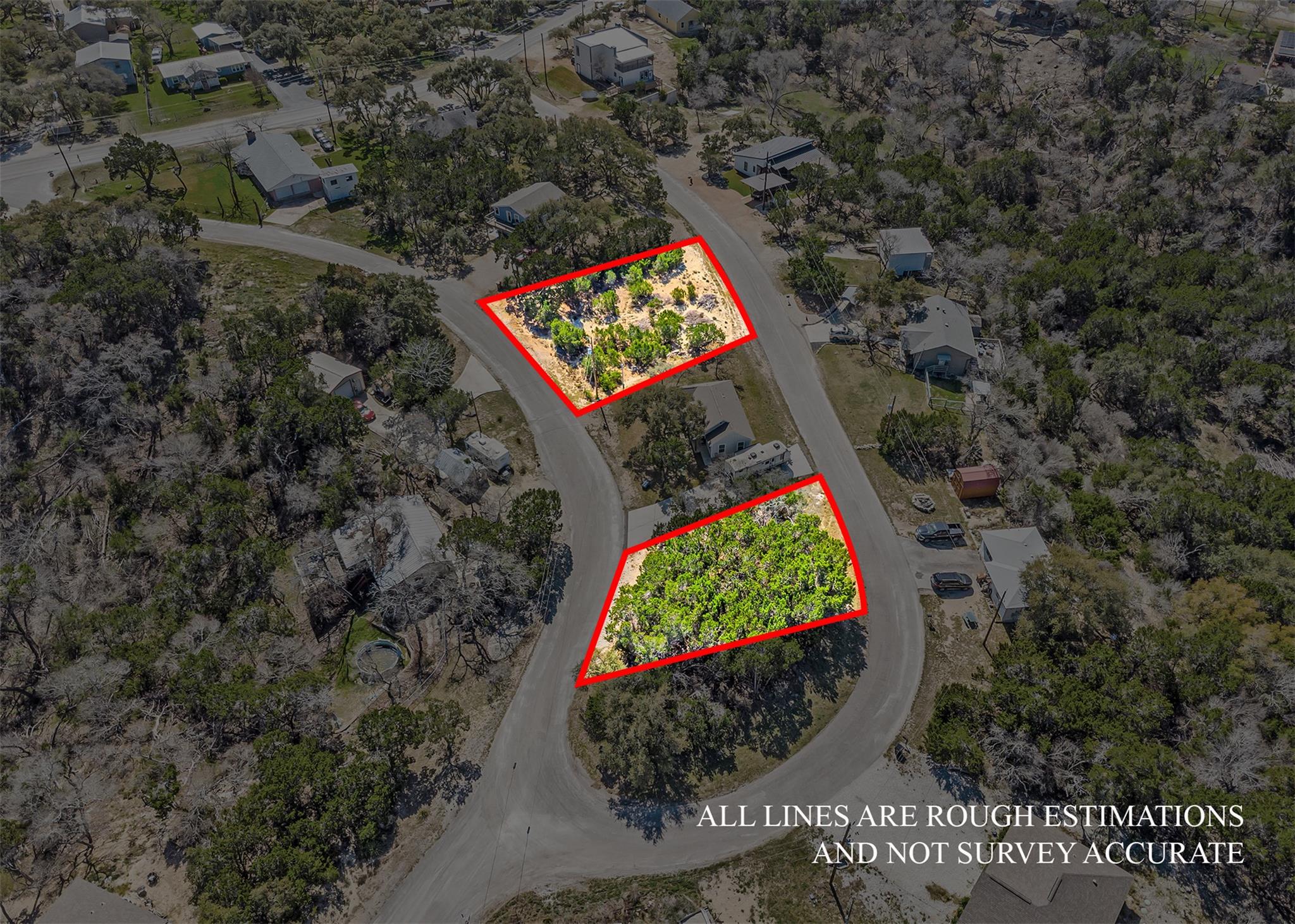 Aerial view of property's location featuring prop