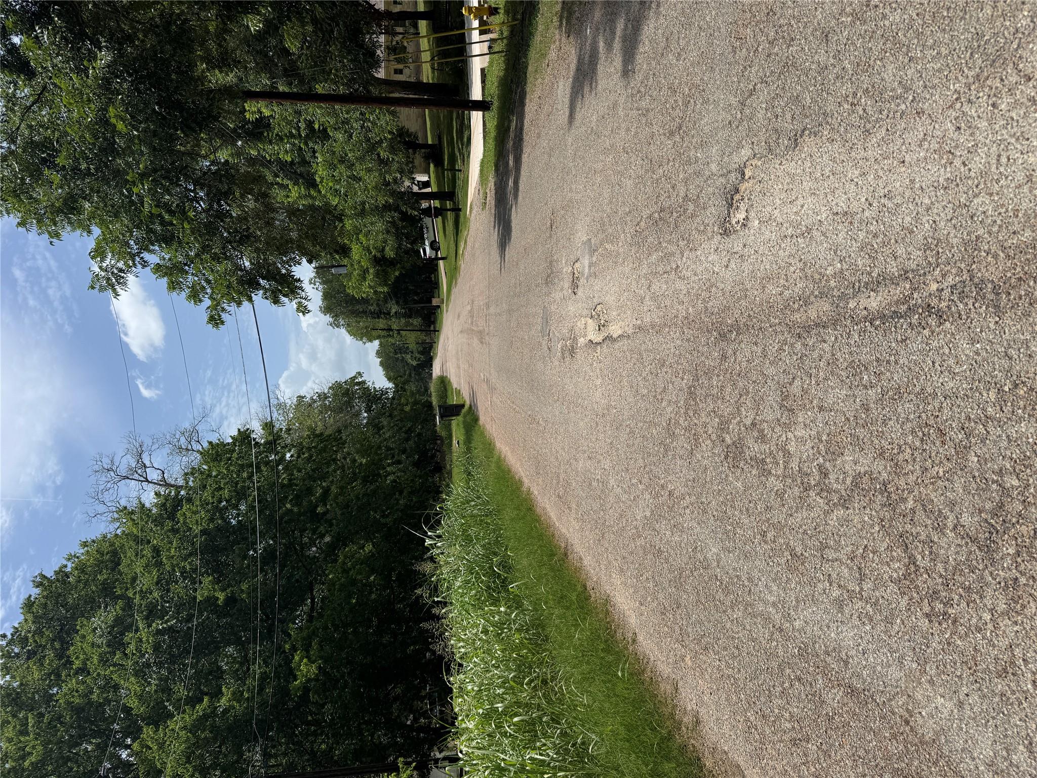 View of asphalt road