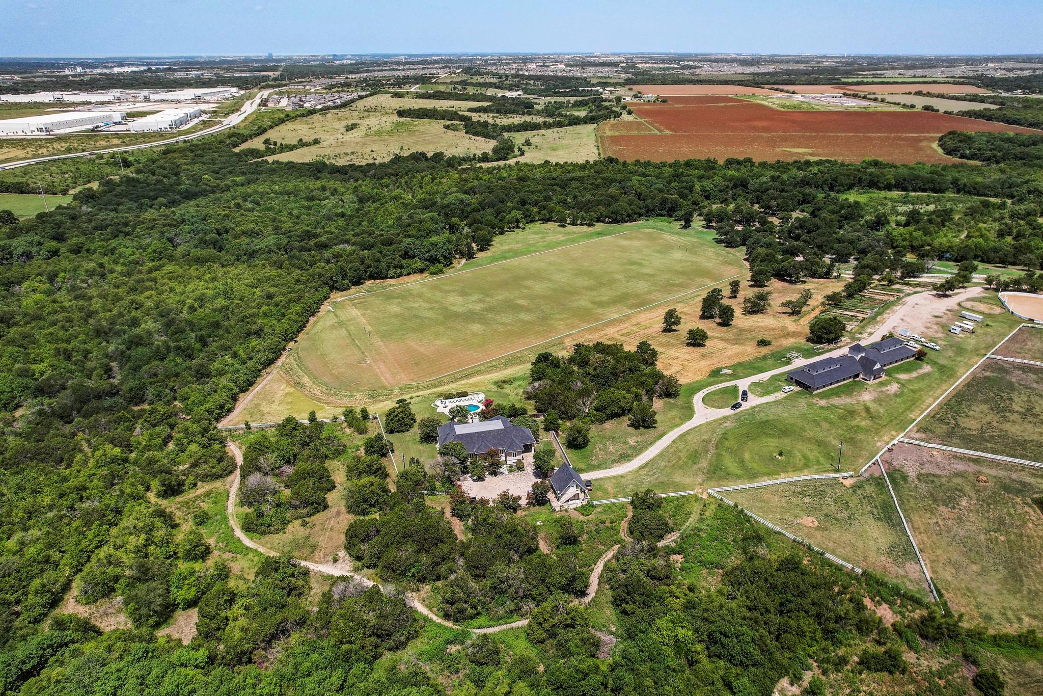 Aerial overview of property's location featuring 