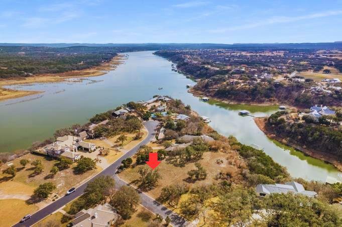 Bird's eye view of a large body of water