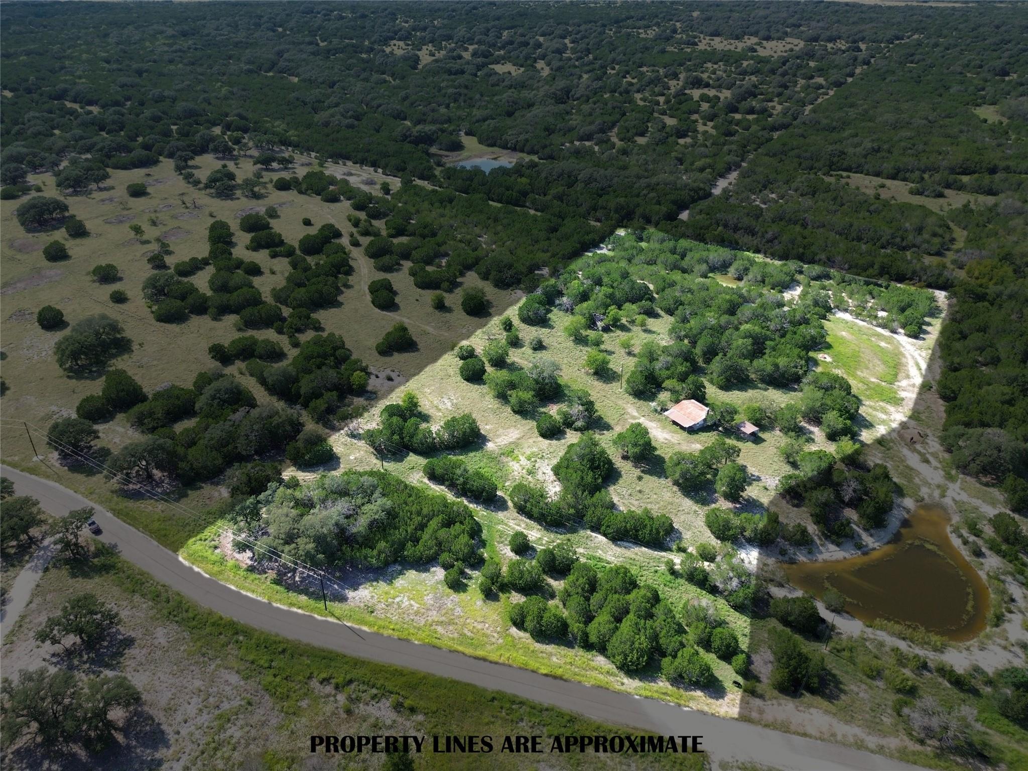 Aerial view of property and surrounding area