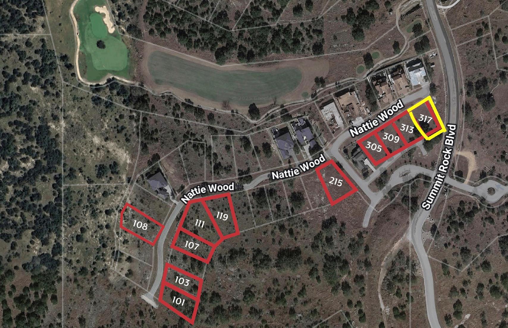 Map / location featuring property parcel outlined