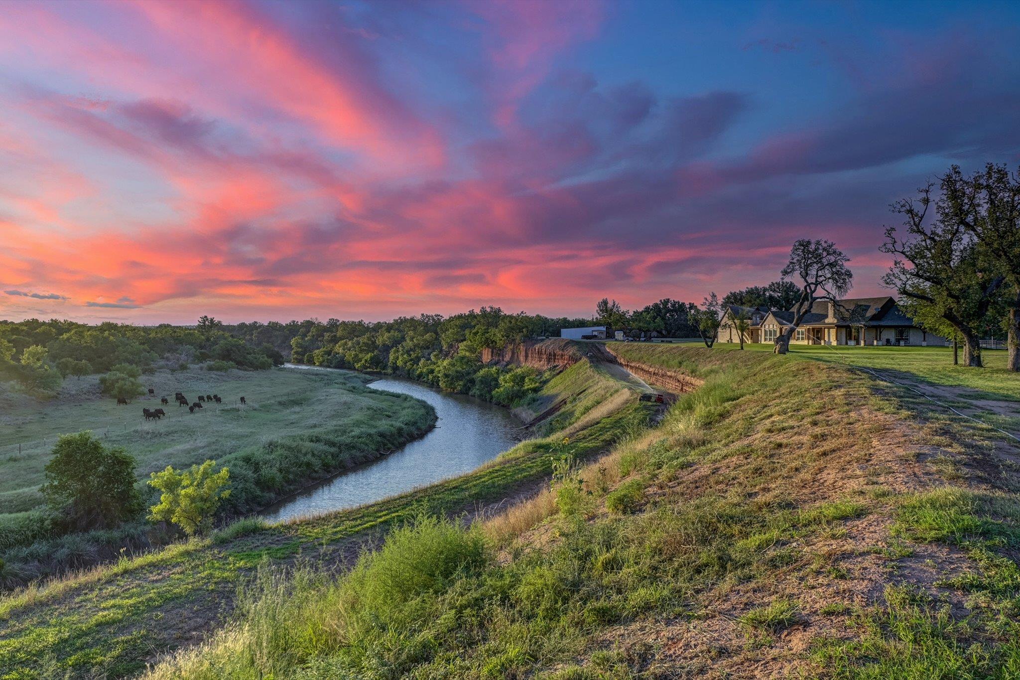 Water view featuring rural landscape