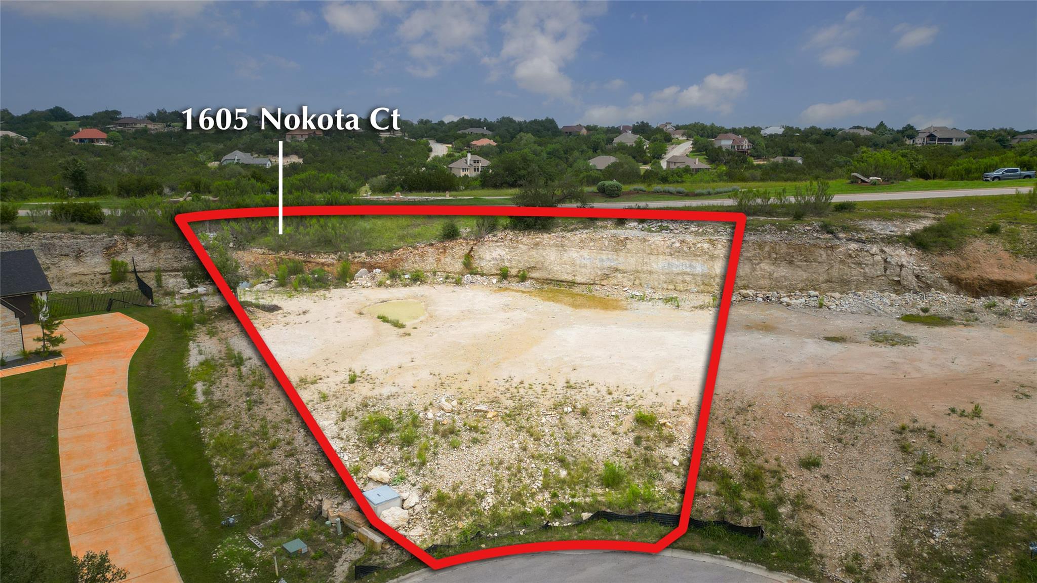View of property location with property parcel ou