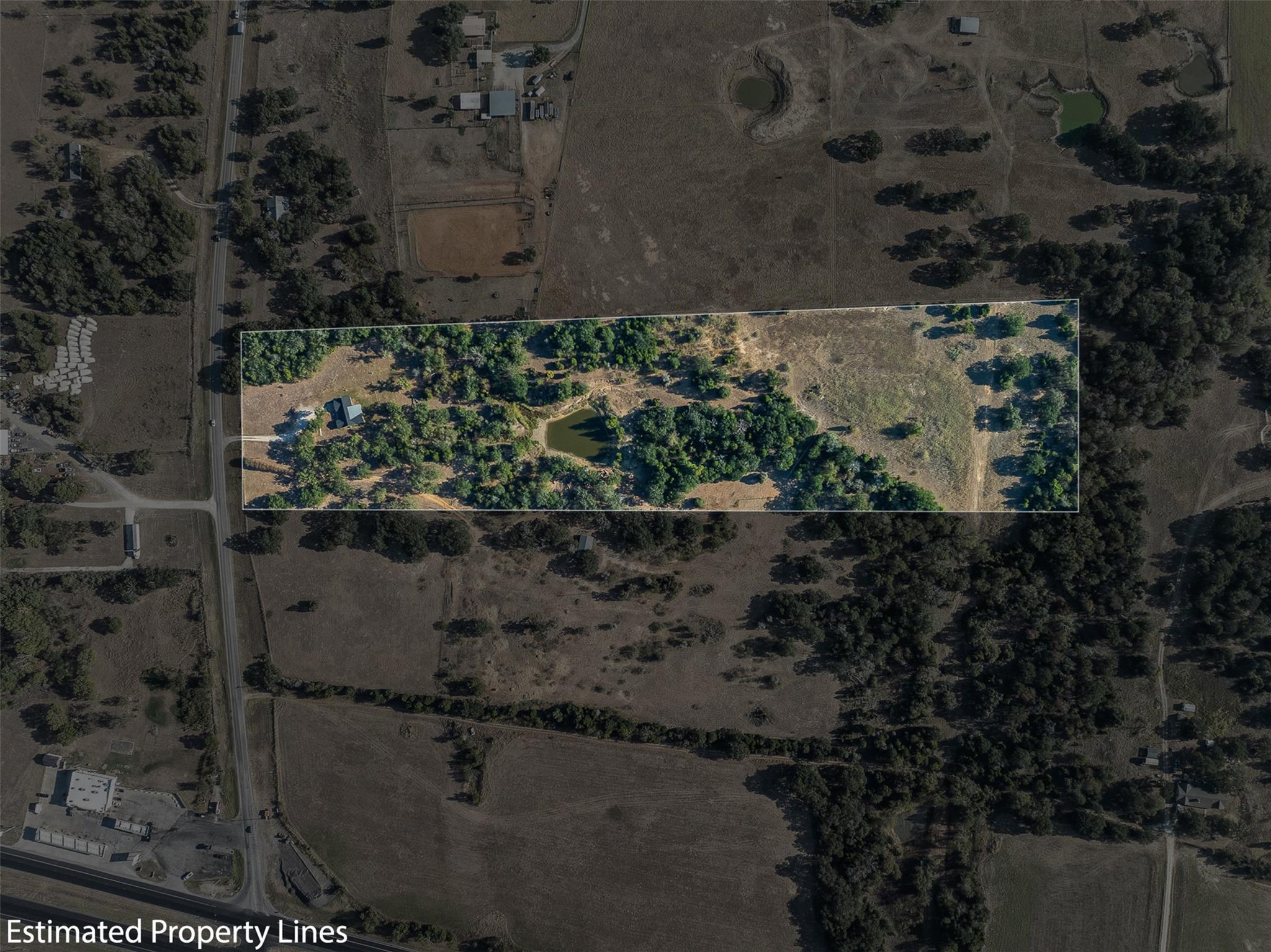 An aerial perspective outlines the sprawling prop