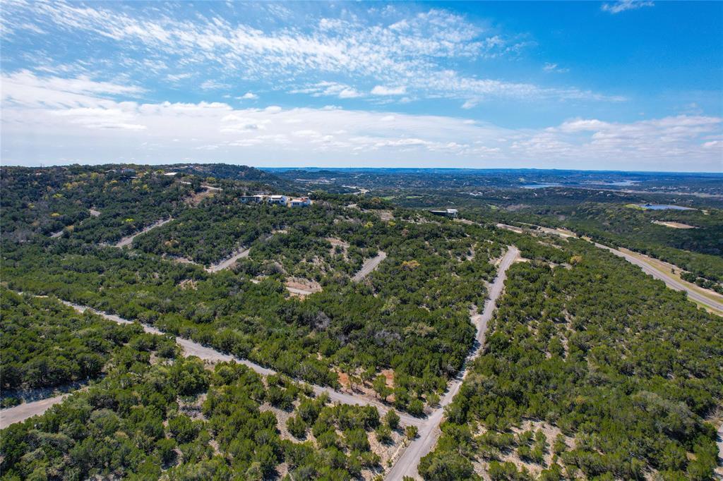 Bird's eye view of a forest