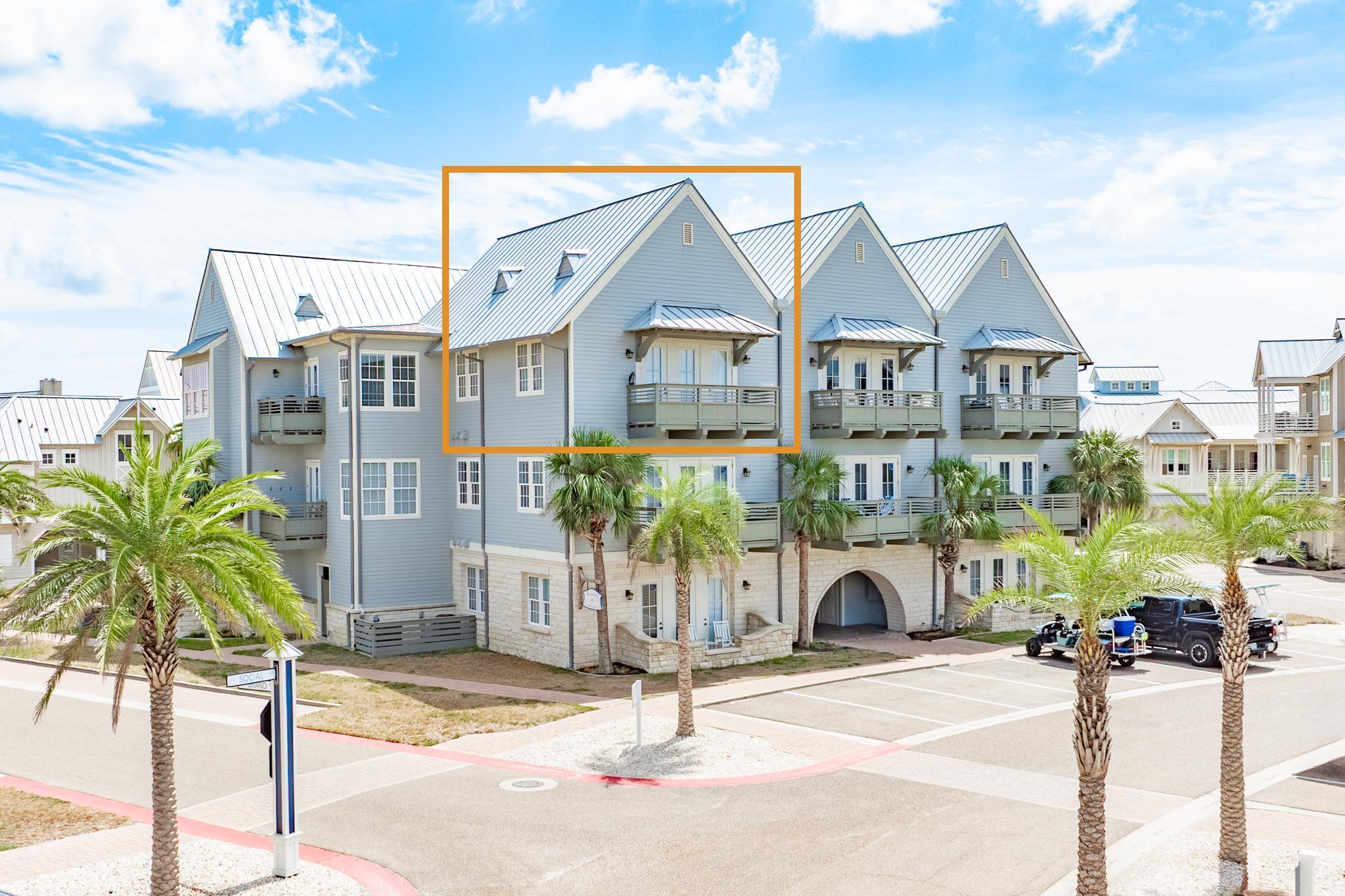 View of property with a residential view