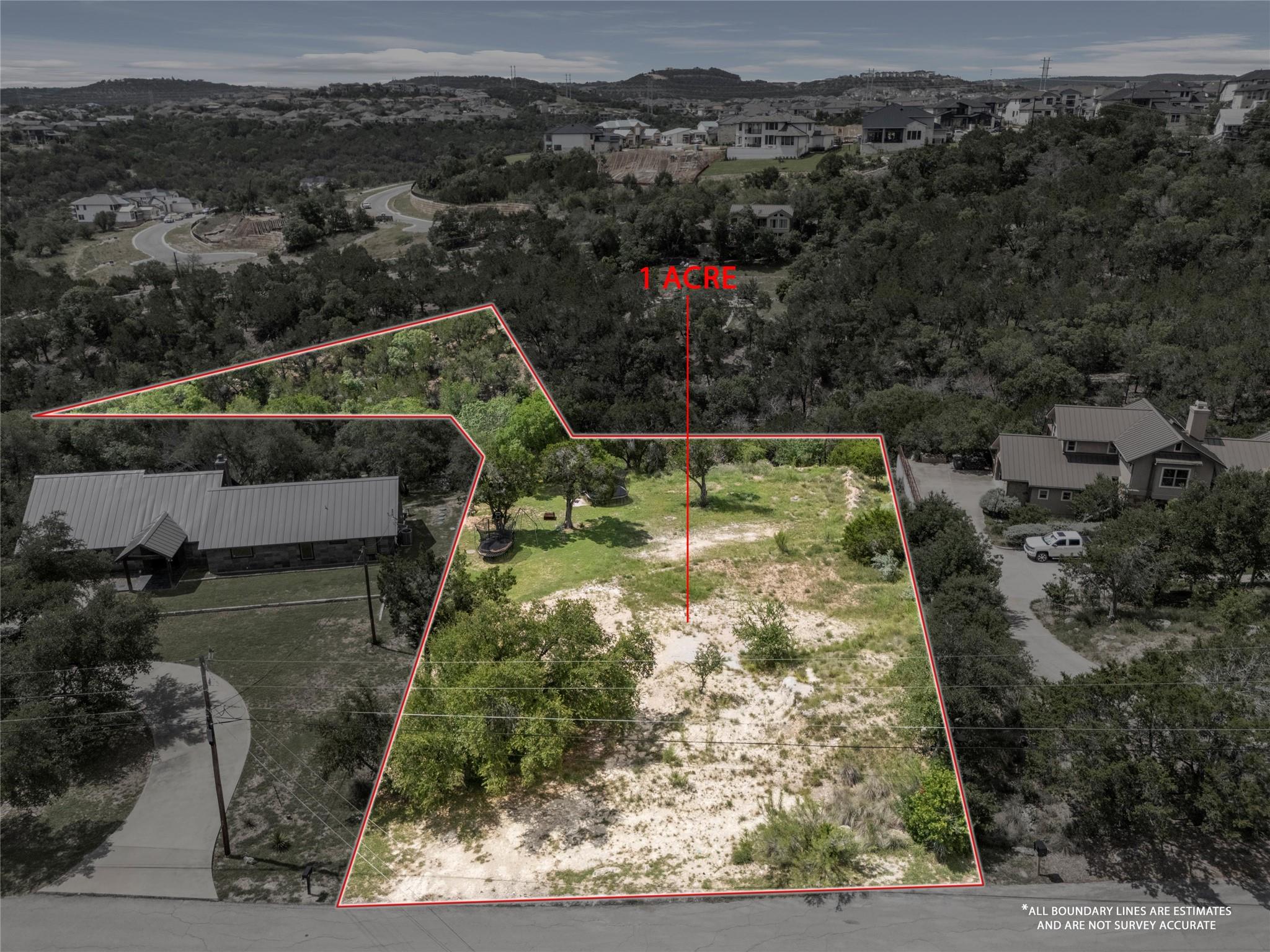 Aerial view of property and surrounding area feat