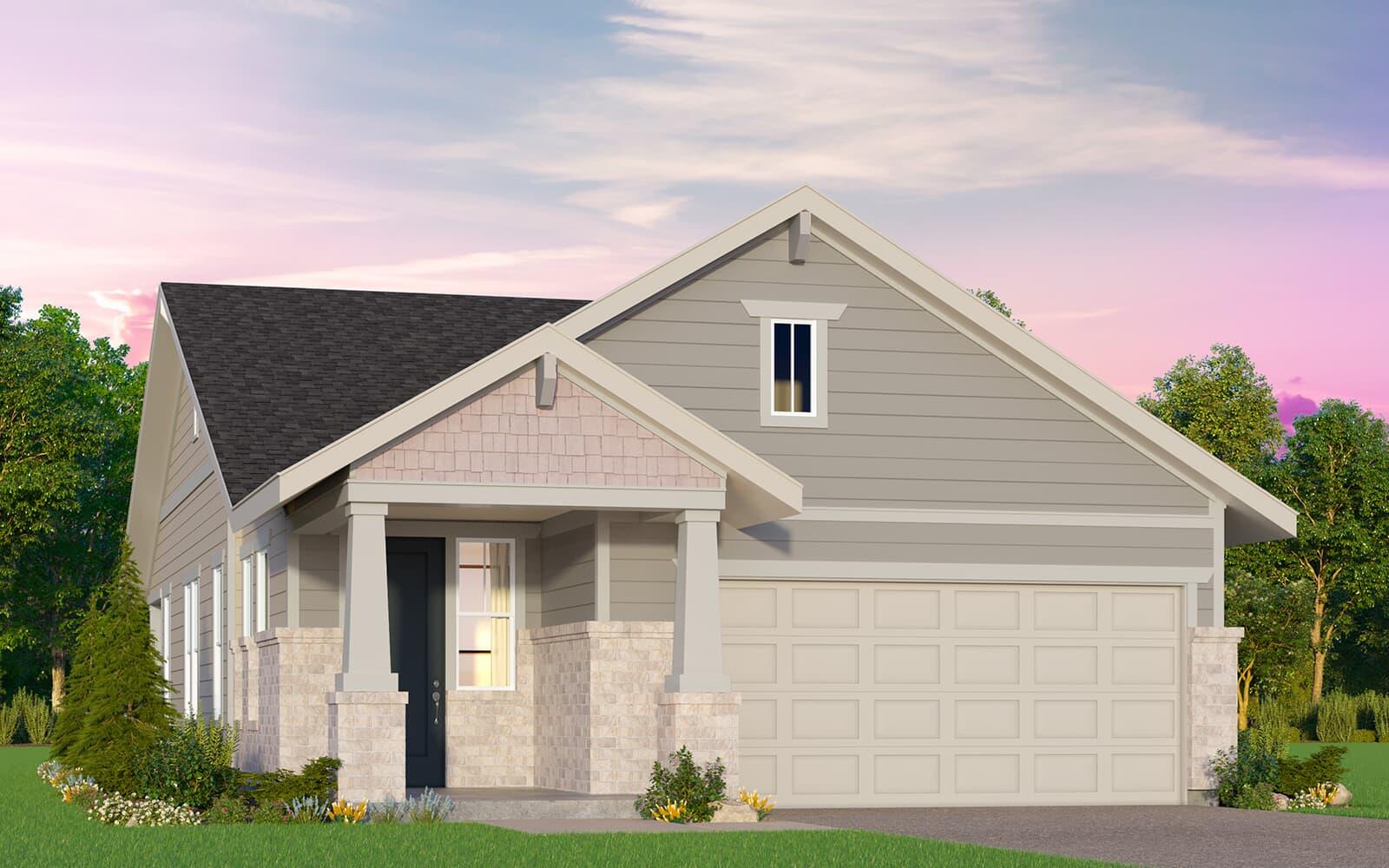 View of front of property featuring driveway