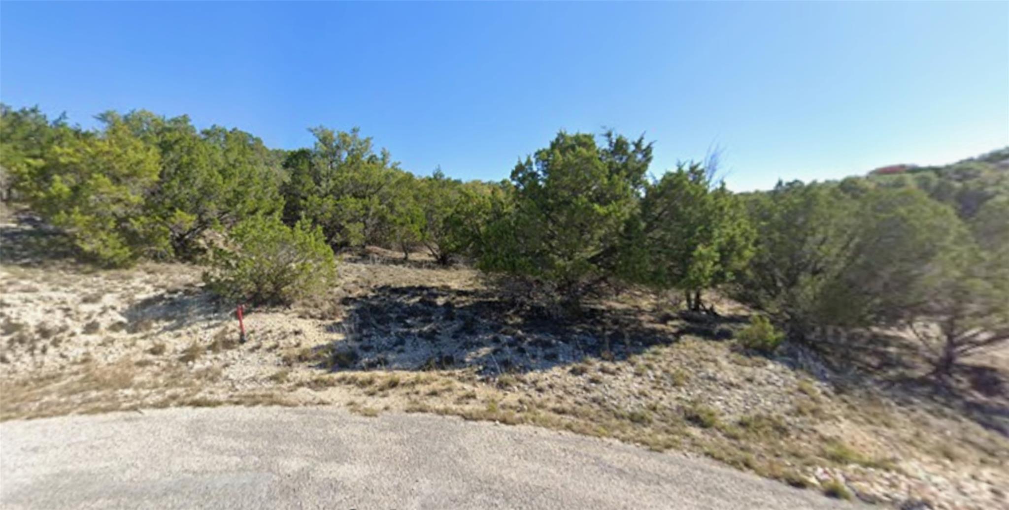 View of undeveloped land