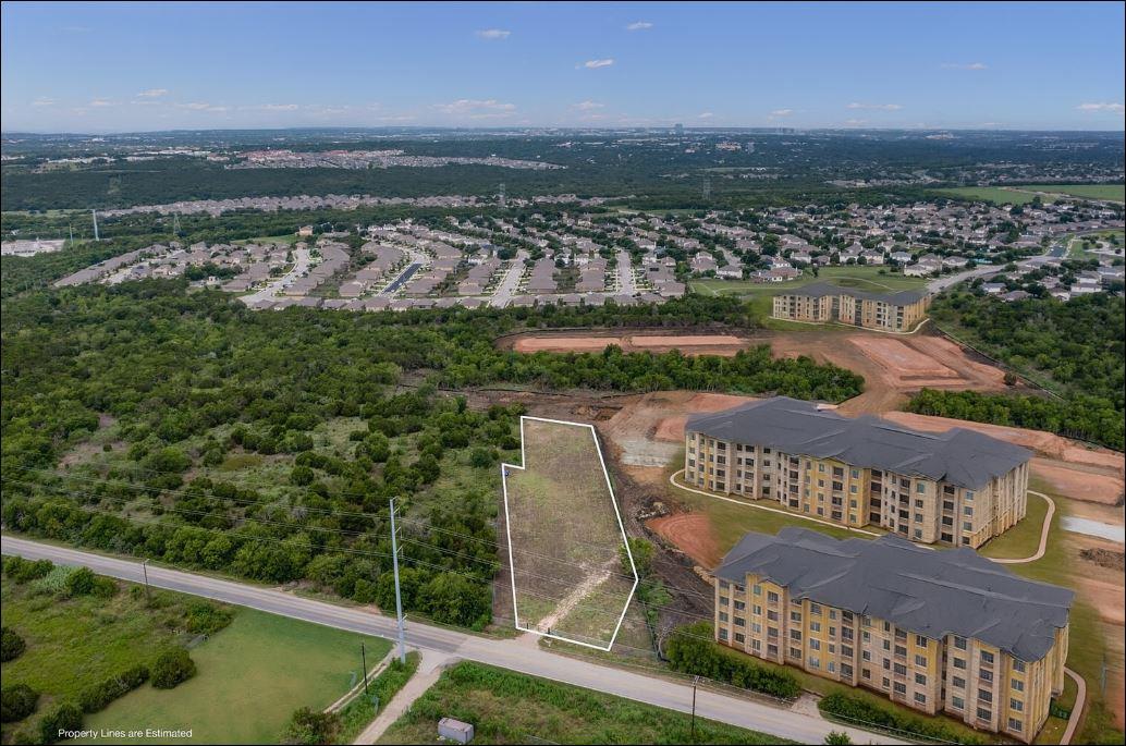 Aerial view of property's location featuring prop