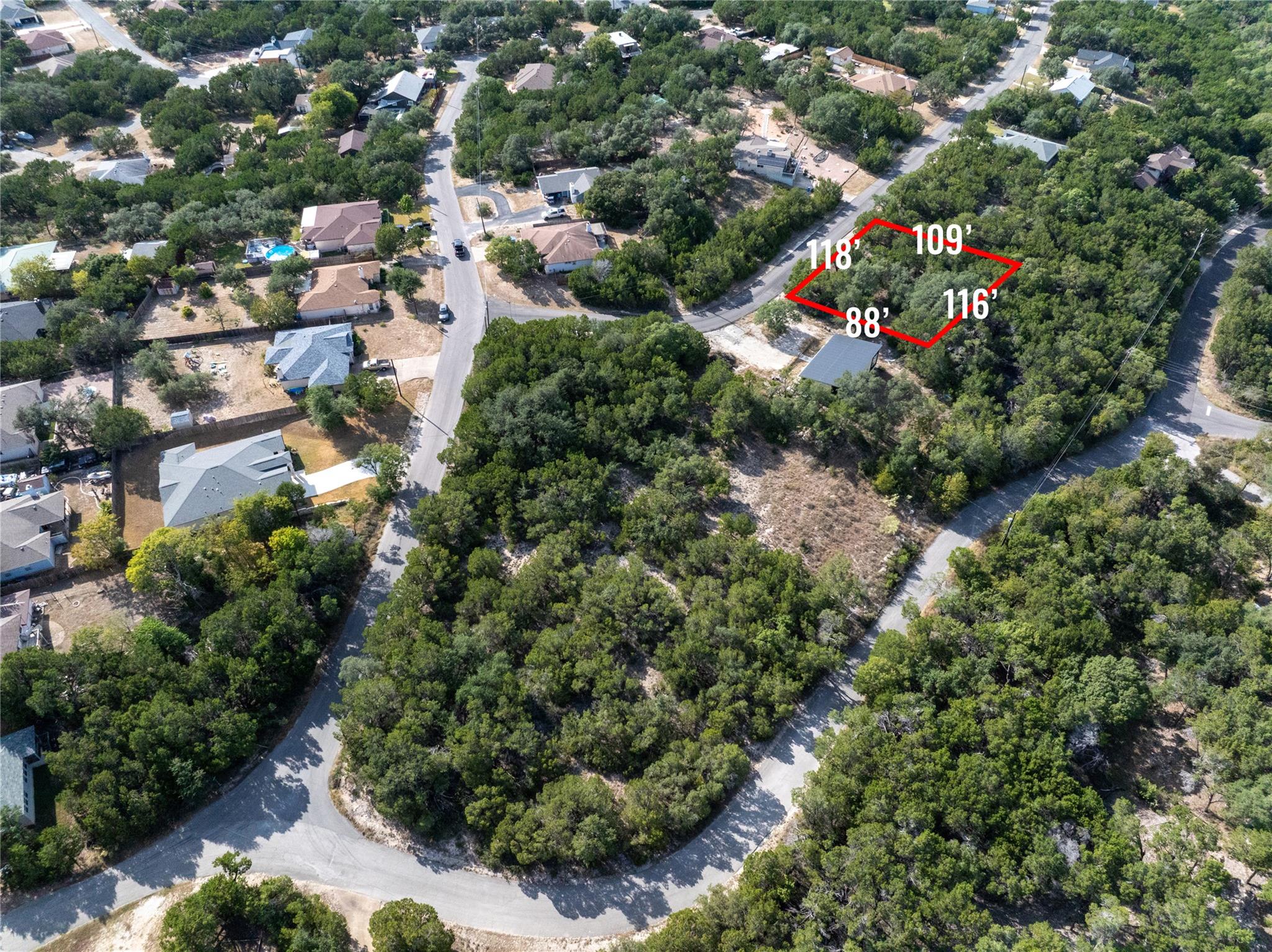 Aerial view of property and surrounding area feat