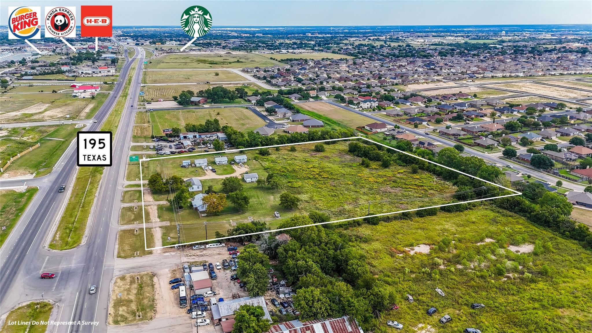 Aerial view of property and surrounding area feat