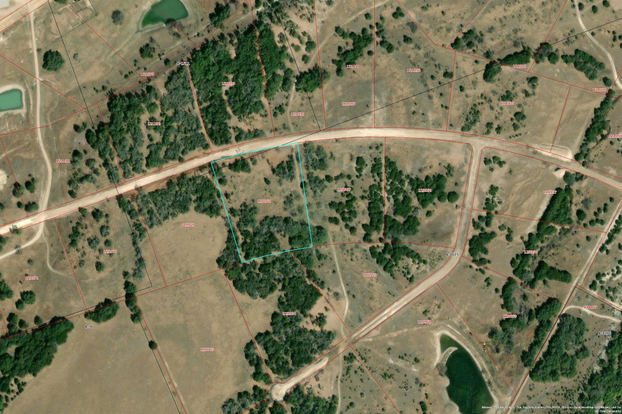 Map / location with property boundaries highlight