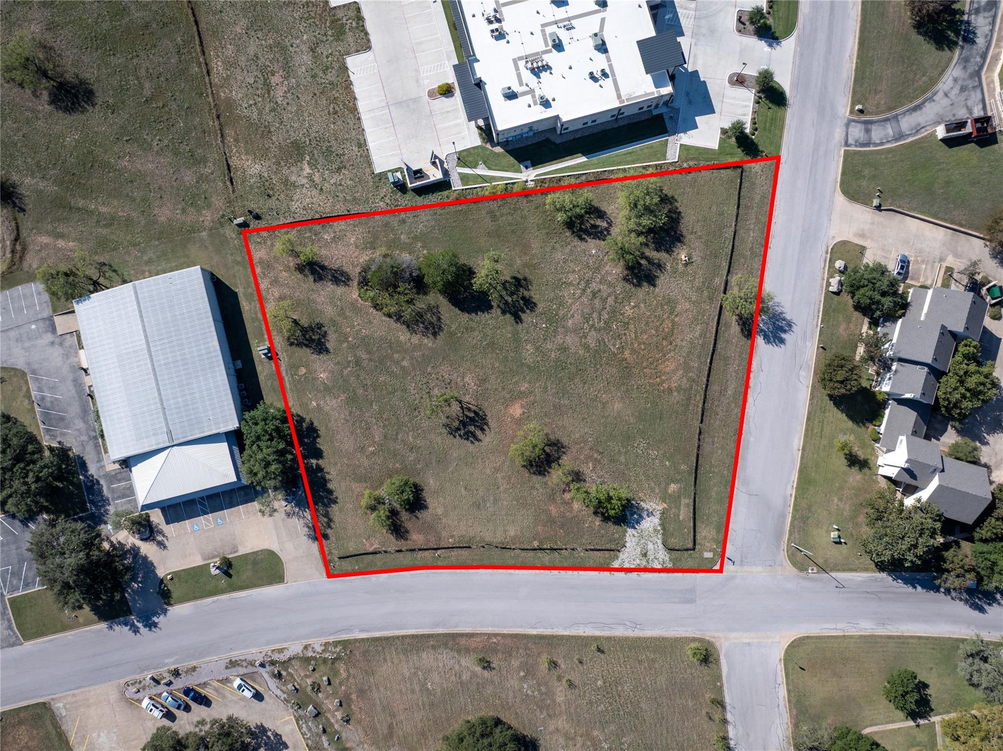 Aerial overview of property's location featuring 