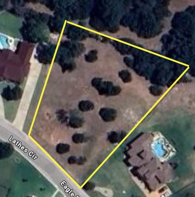 Map / location with property parcel outlined