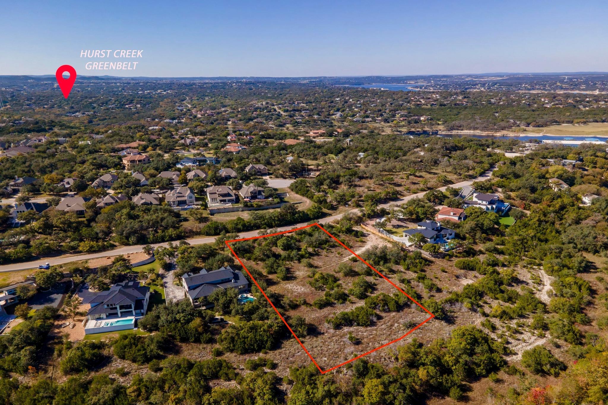 View of property location with property parcel ou