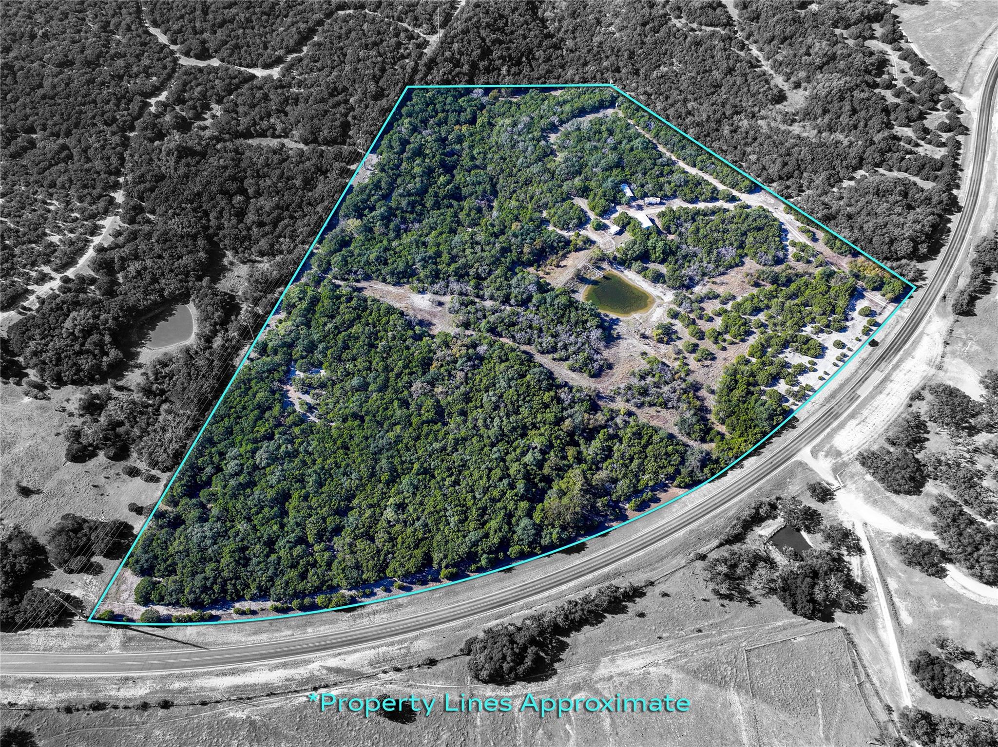 Aerial overview of property's location featuring 