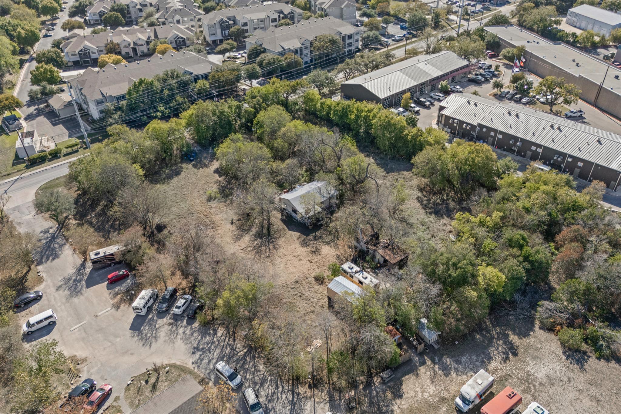 Aerial overview of property's location
