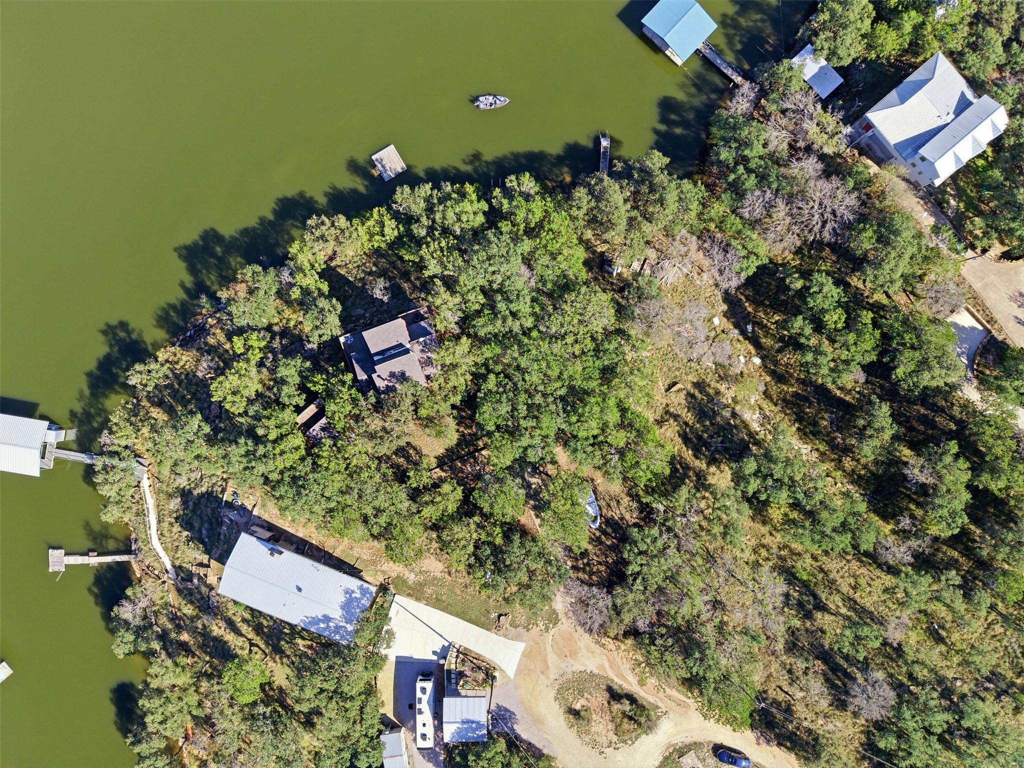 Aerial overview of property's location