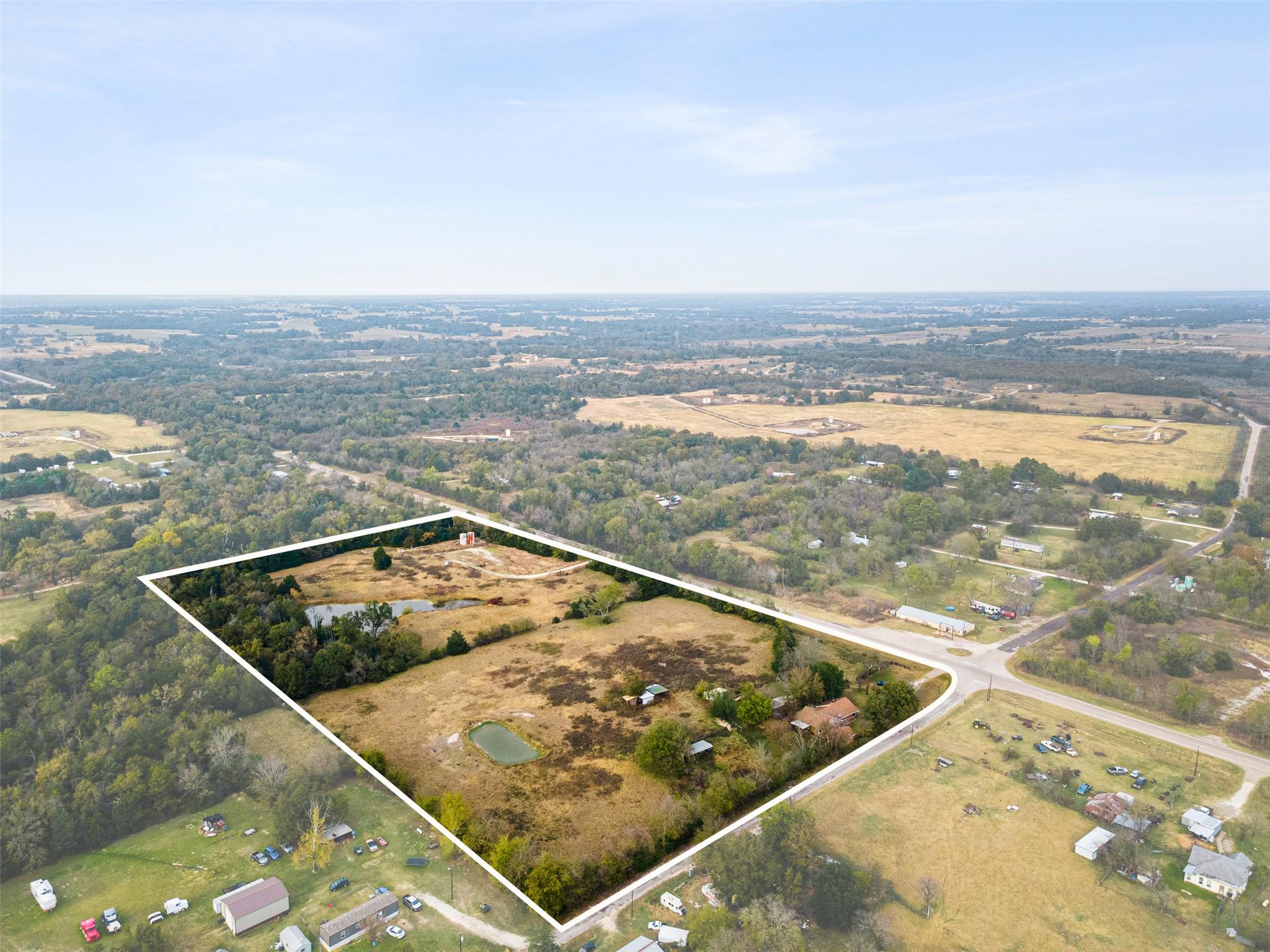 Aerial view of property's location featuring prop