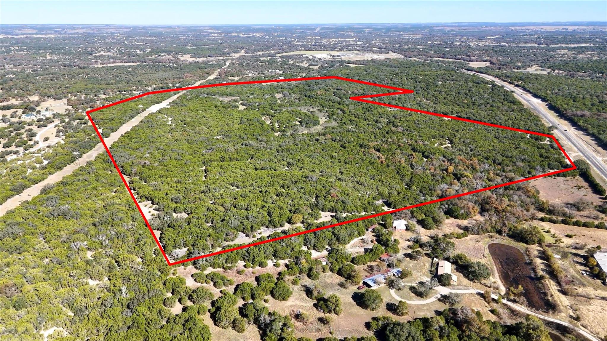 View of property location with property parcel ou