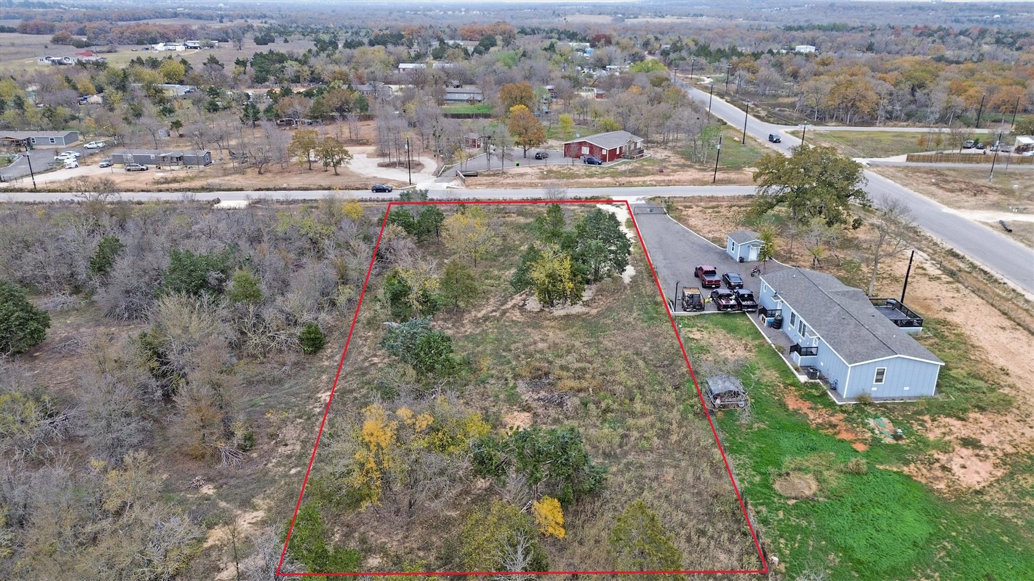 Aerial view of property's location featuring prop