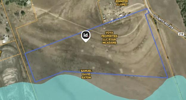Aerial view of property's location featuring prop