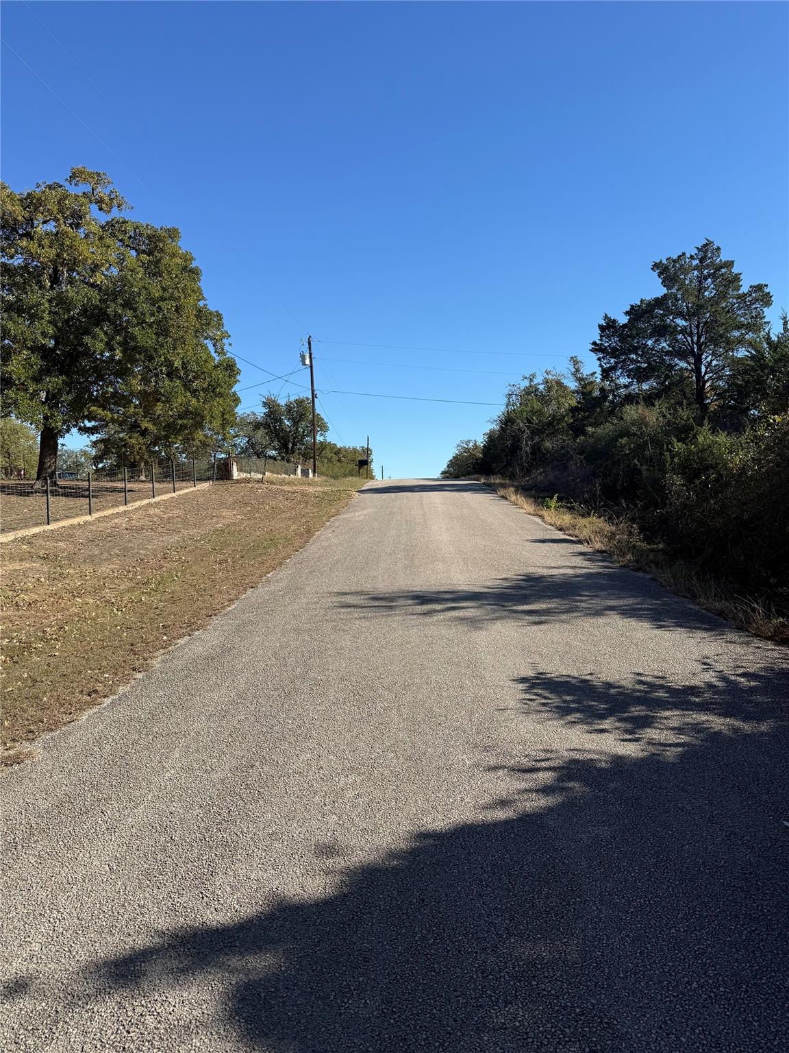 View of asphalt street