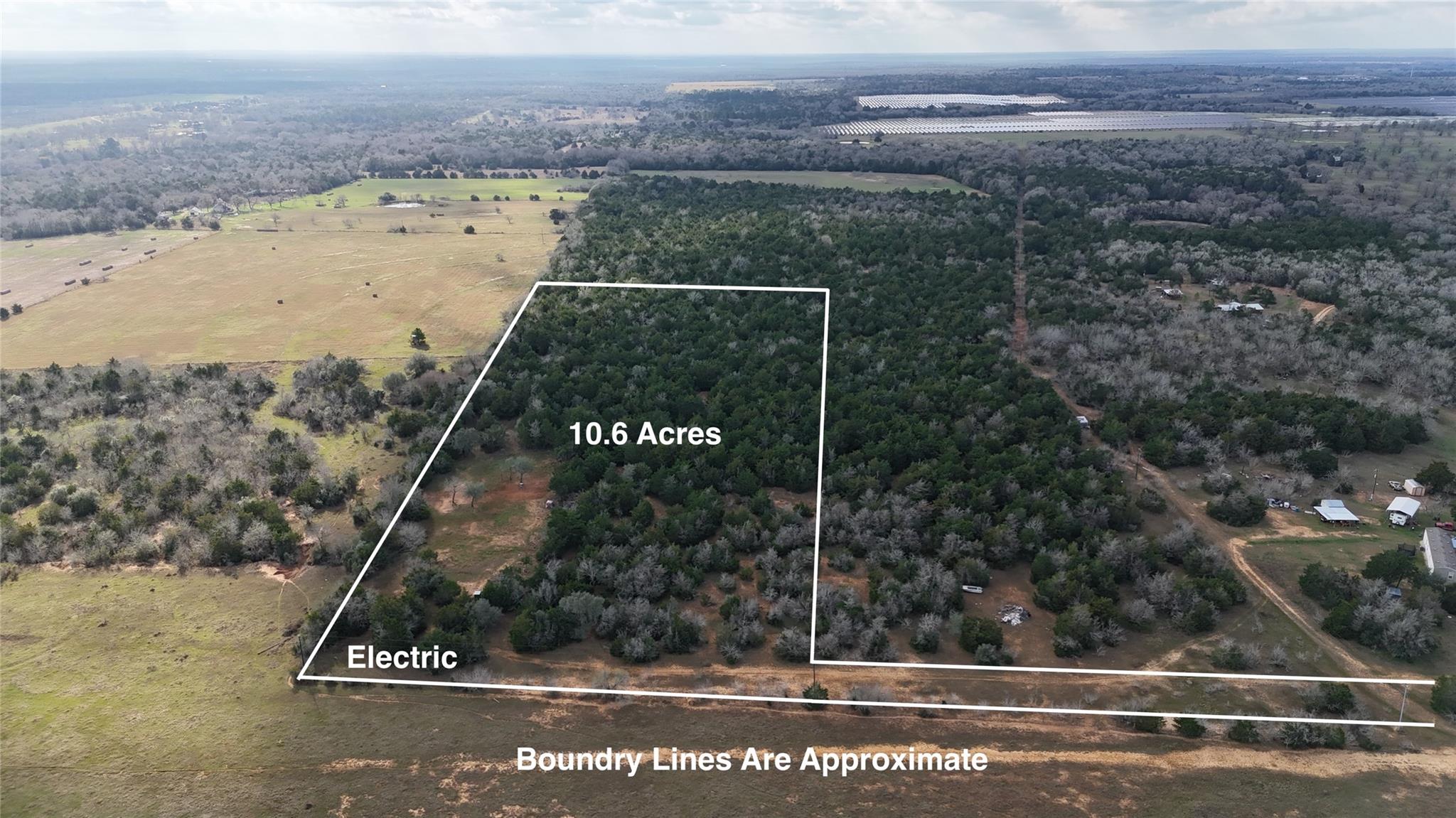 View of rural area featuring property boundaries 