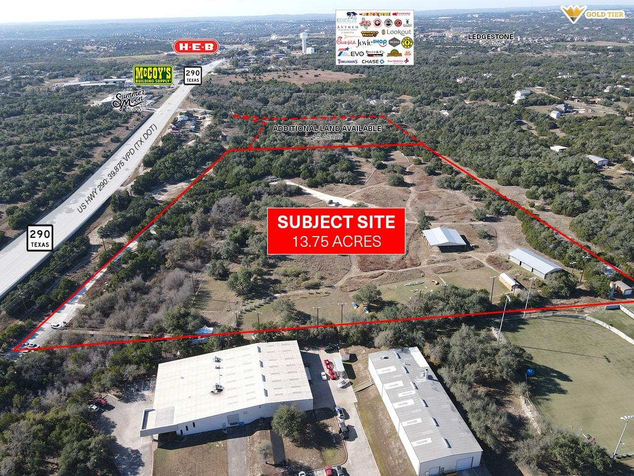 Aerial view of property and surrounding area feat