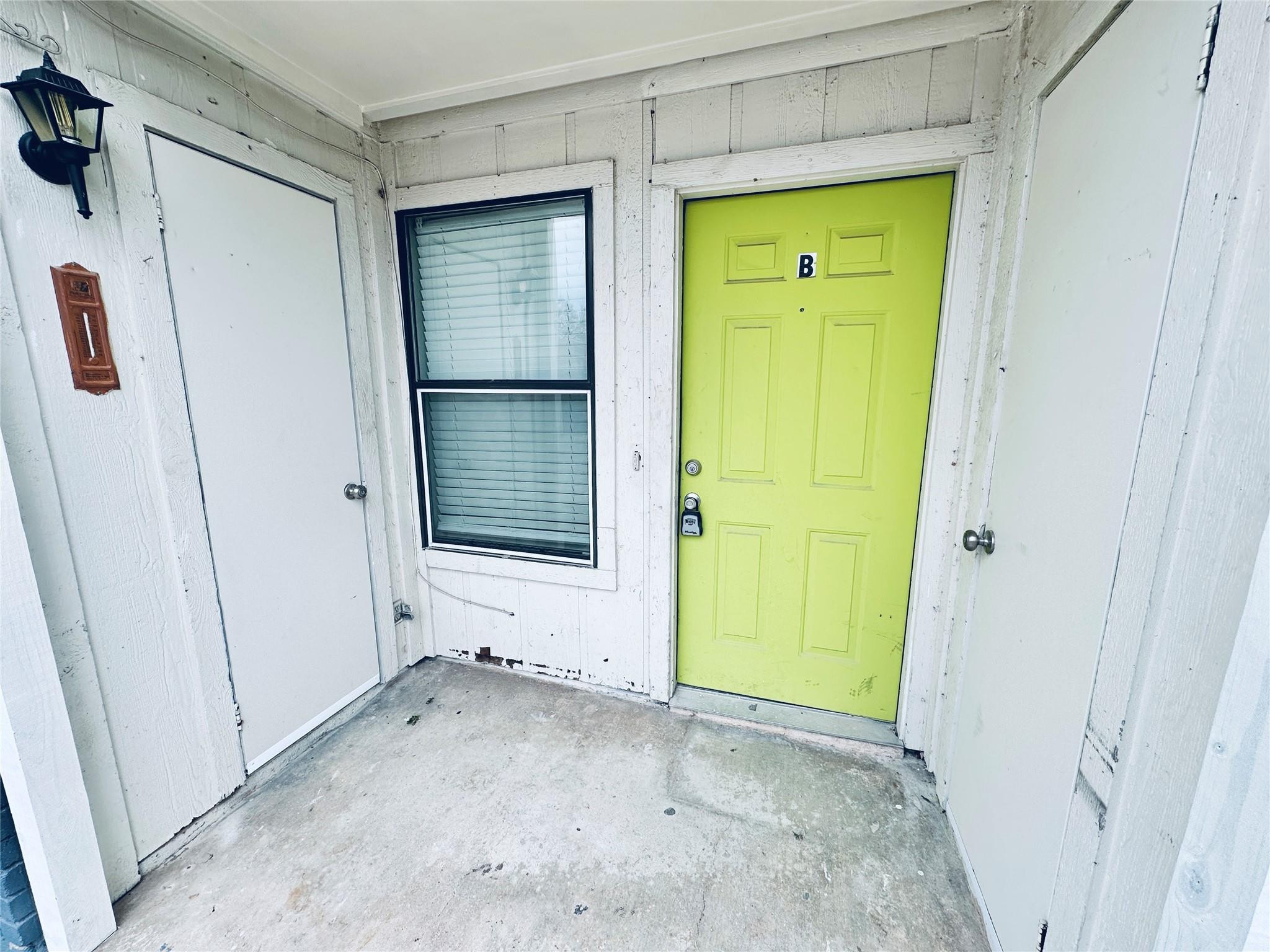 Entrance to property