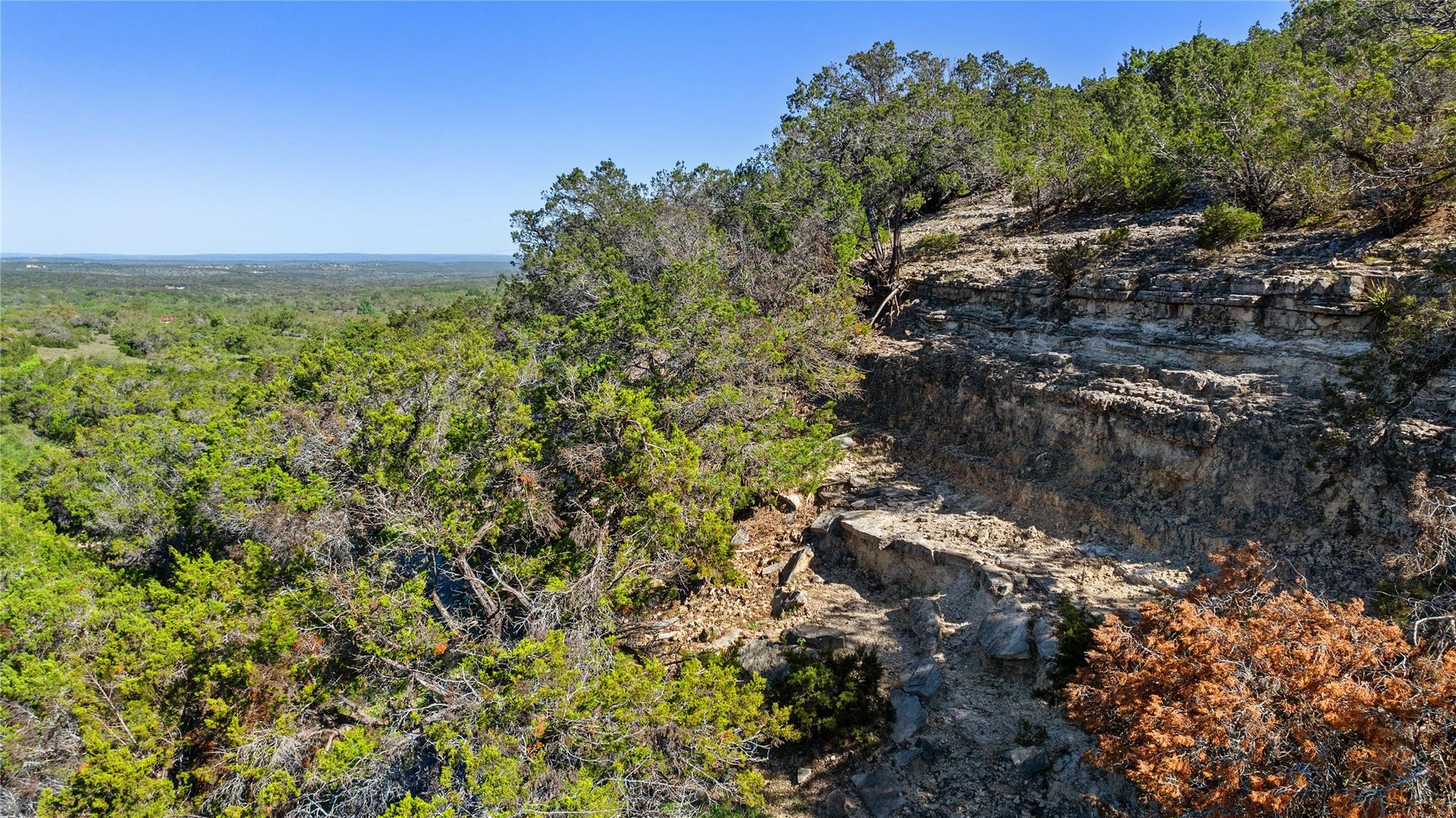View of undeveloped land