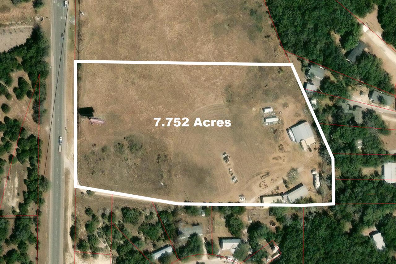 Map / location with property parcel outlined