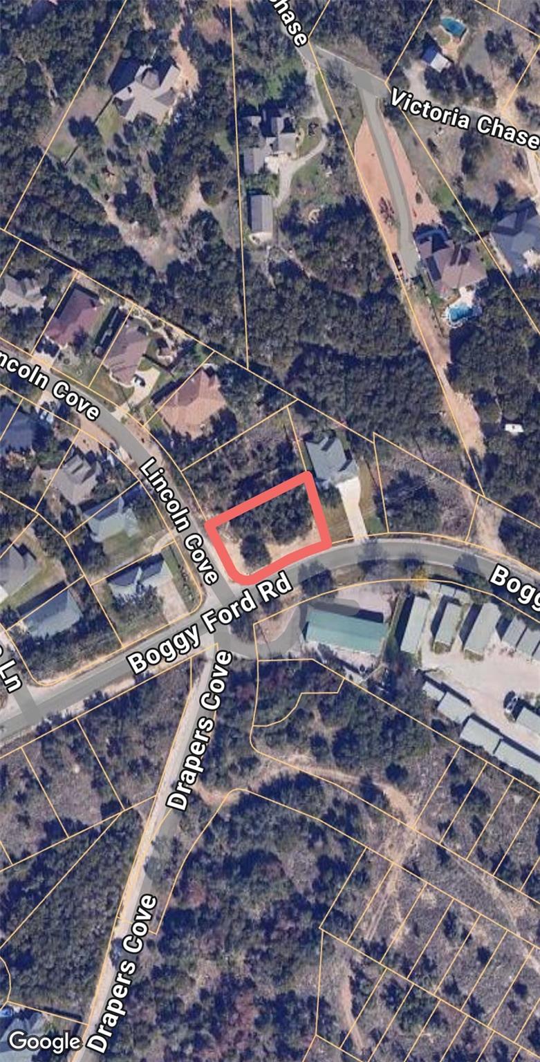 Aerial view of property's location