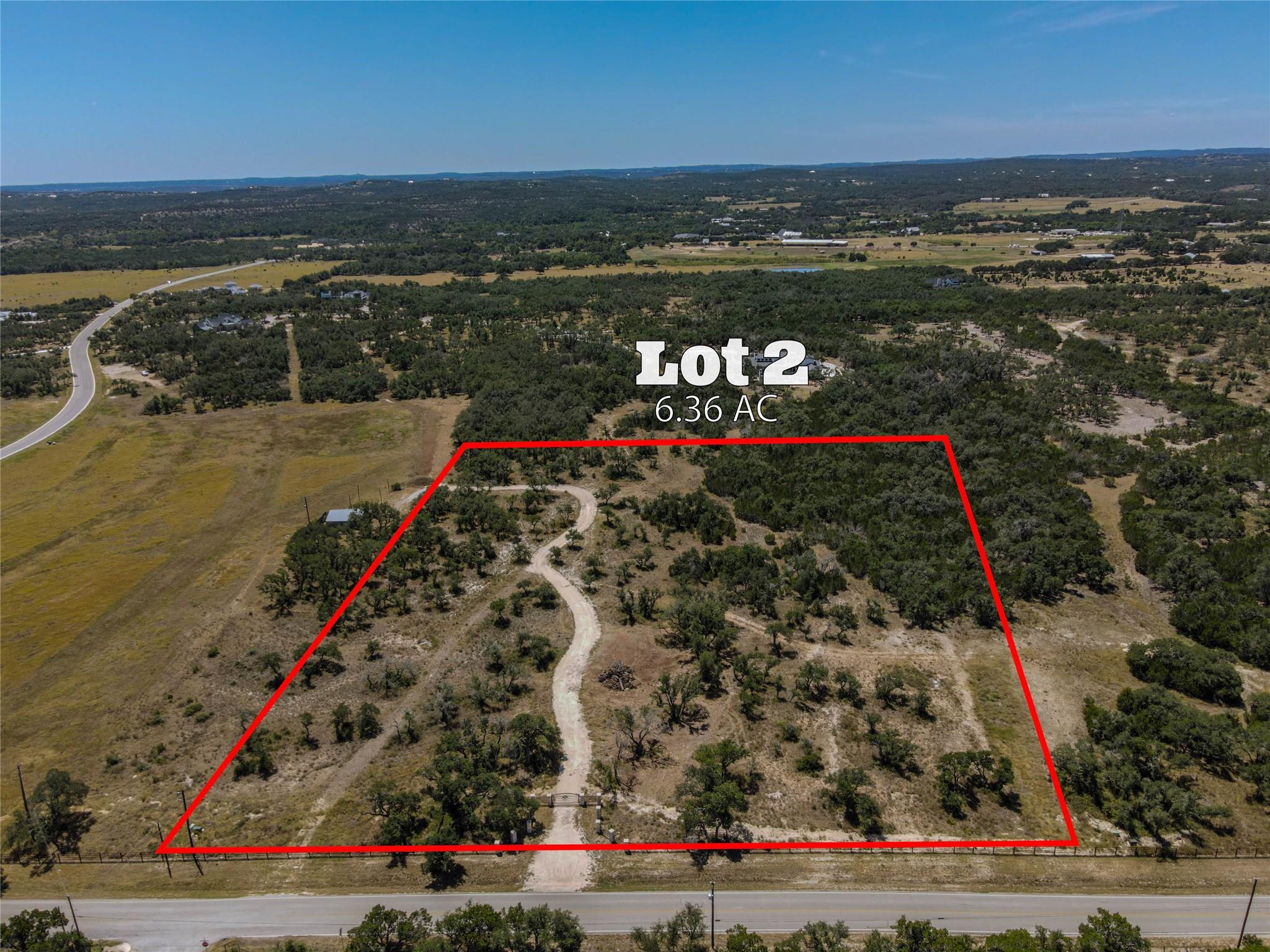 Overview of rural landscape featuring property bo