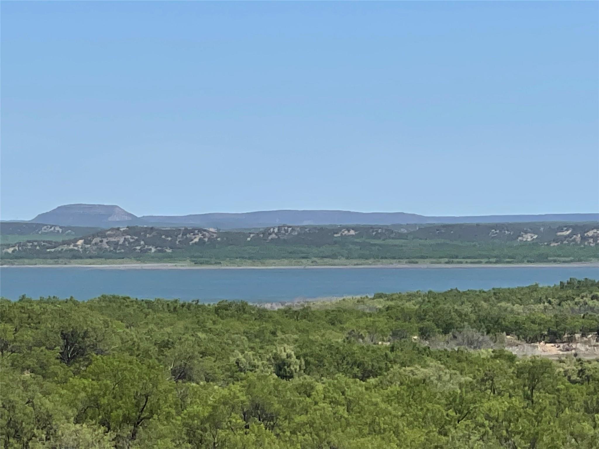 Water view with a mountainous background