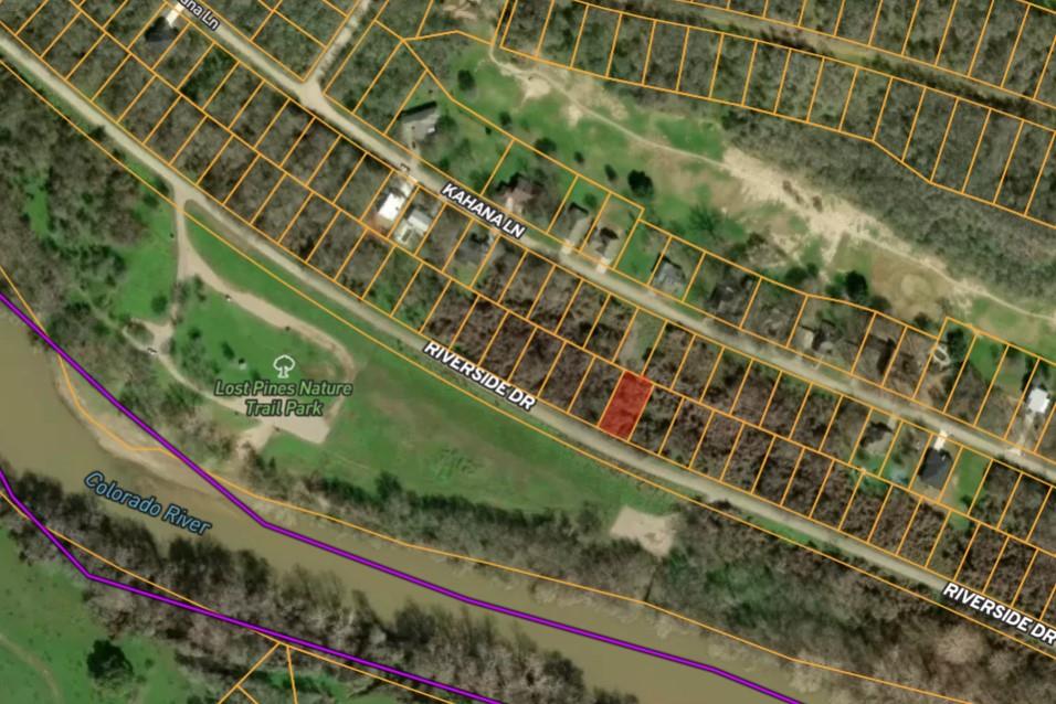 Map of property location with property boundaries