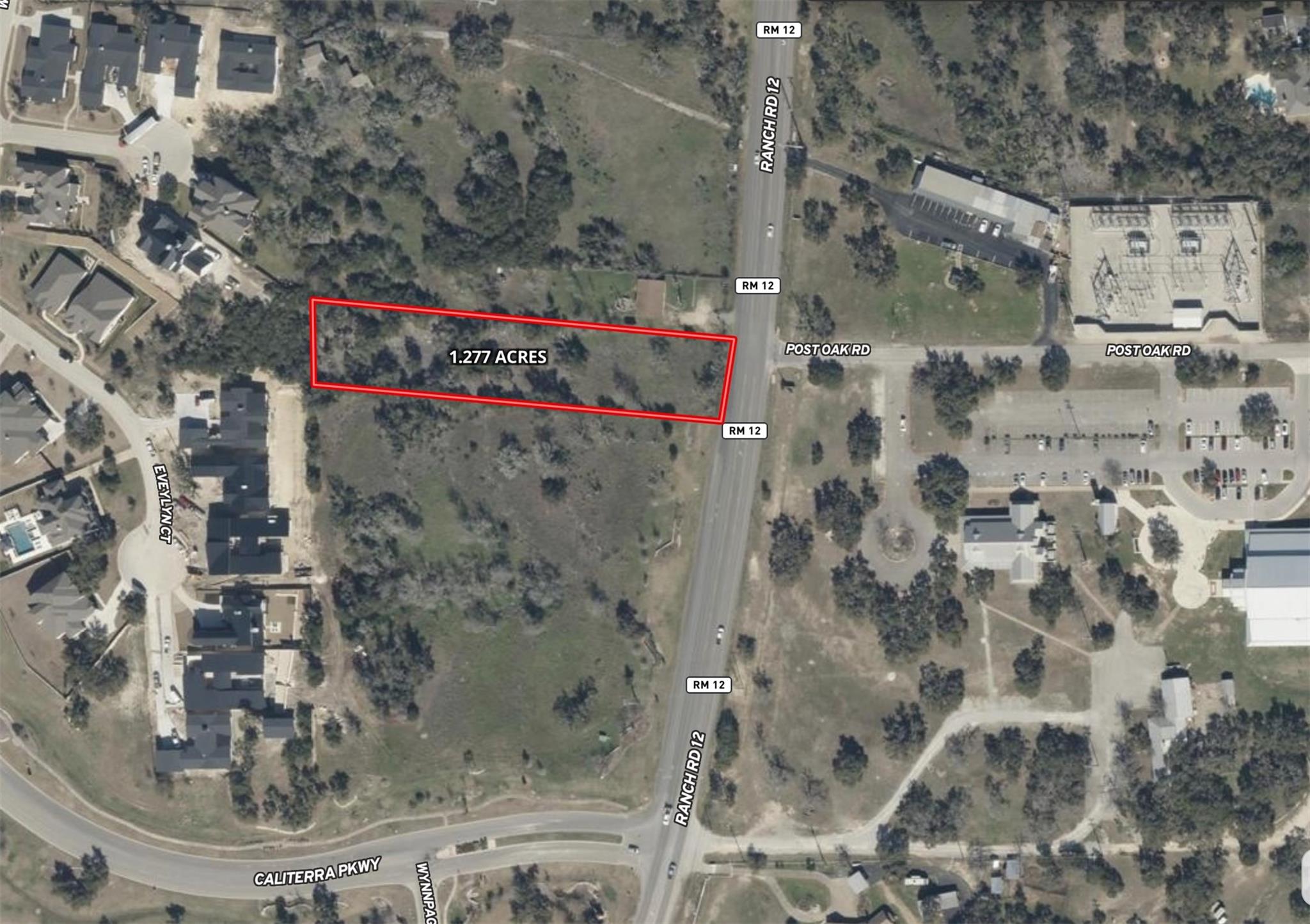 Map of property location featuring property parce