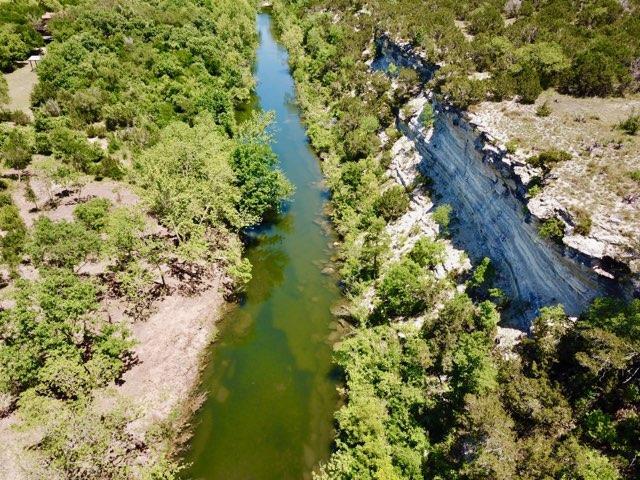 Drone / aerial view of a large body of water and 