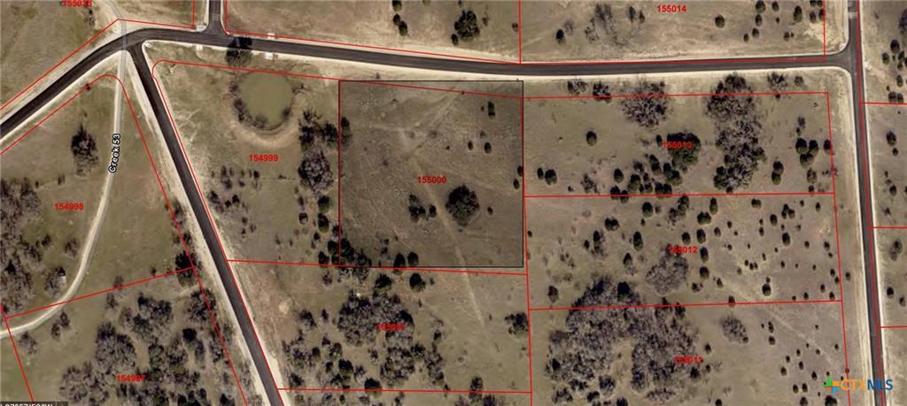 Aerial view of property's location with property 